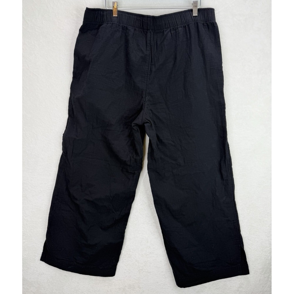 Old Navy Women's High Rise Wide Leg Pants Size XL Black NWT - Picture 7 of 8